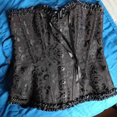 Black corset size M