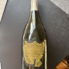 Vintage champagne bottle