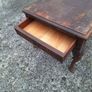 Antique wooden coffee table in need of restoration Image 5