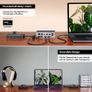 CalDigit Thunderbolt 4 Element Hub - Universal Multi-Port Hub, 4X Thunderbolt 4/USB4 Ports, 4X USB 3.2 Gen2 10Gb/s Ports, Single display up to 8K or Dual 4K 60Hz Displays, 60W Charging with 0.8m Cable Image 6