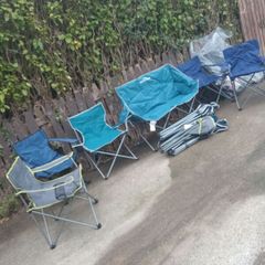 Foldable chairs