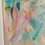 Large Original Abstract Painting Contemporary Art Modern Irish abstract art Framed Warm Botanical Art Image 2