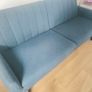 Jysk Harndrup Blue Sofa Bed Image 9