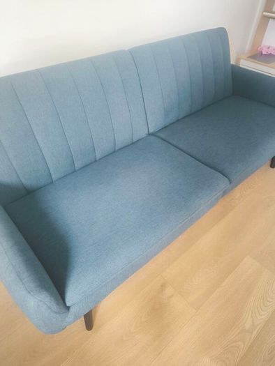 Jysk Harndrup Blue Sofa Bed