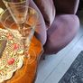 set of six large stemed red wine glasses by Newbridge Image 2