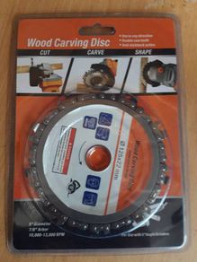 wood carving disc