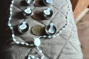 rosary beads and the lord's prayer ring