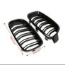 BMW F30 F31 F35 3 Series 2012-2017 Kidney Twin Grill Grille Gloss Black Dual Line Image 2