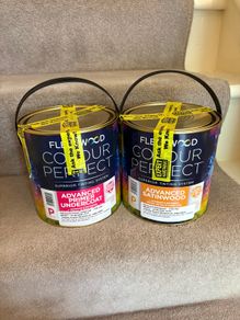 UNOPENED Farrow and Ball Wevet undercoat and paint in Fleetwood mix