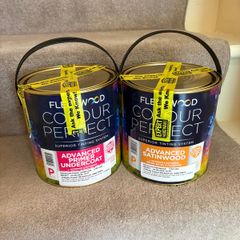 UNOPENED Farrow and Ball Wevet undercoat and paint in Fleetwood mix
