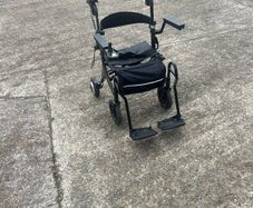 Power chair rollator