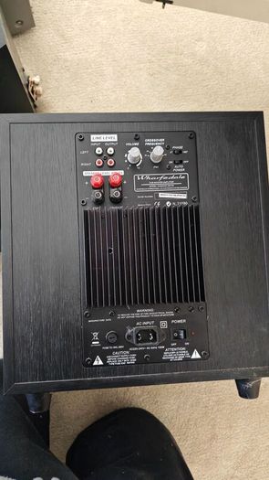 Denon AVR 1907 amp + Wharfedale speakers and 10" subwoofer