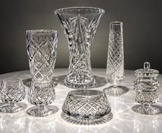 Vintage Cut Lead Crystal Collection incl. a piece of Galway Crystal - 7 Pieces