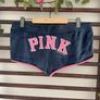 shorts Victoria secrets size large blue velvet & pink logo Image 10