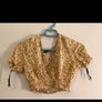 Size 12 Floral set V top and mini skirt Image 3