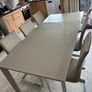 Extending dining table and chairs for sale Image 5
