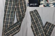 Nasty Gal Check Trousers, New With Tags