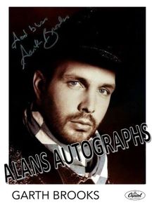 Garth Brooks Autograph