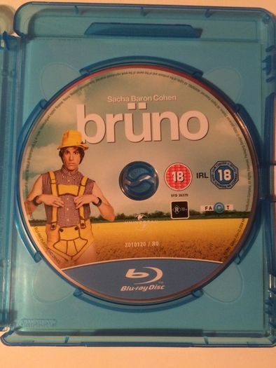 Bruno [2009] Sacha Baron Cohen [Blu-ray Movie]
