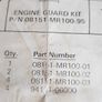 Honda Radiator / Engine Guard Chrome Image 4