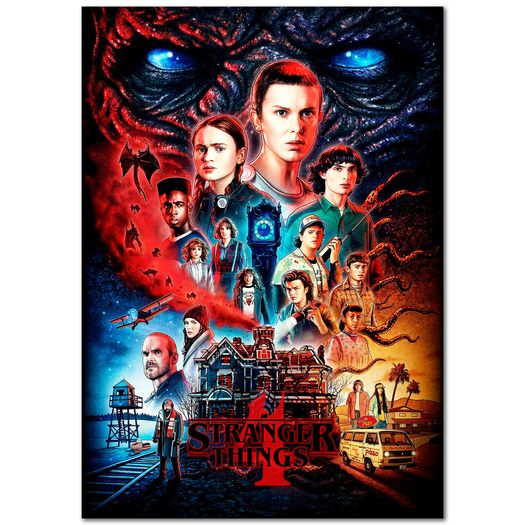 Stranger Things Season 1 - 5 Artwork - 5 x A3 Posters