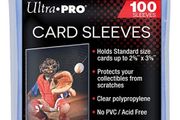 Ultra Pro Standard Soft Sleeves (x100 Pack) Pokemon Yugioh Cards Protection Cases