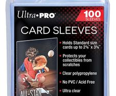 Ultra Pro Standard Soft Sleeves (x100 Pack) Pokemon Yugioh Cards Protection Cases