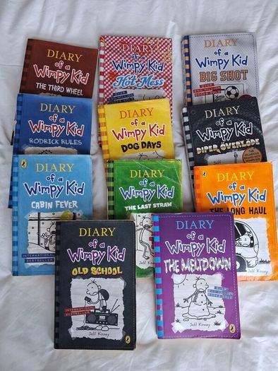 diary of a wimpy kid books bundle