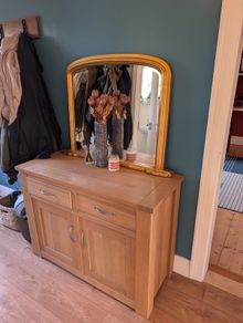 Light Oak Sideboard with 2 Drawers and 2 Cupboards