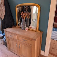 Light Oak Sideboard with 2 Drawers and 2 Cupboards