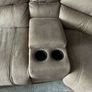 Fabric Corner Recliner Sofa - Taupe Image 7