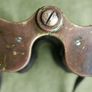 WW1 British Army A. Kershaw and Sons 6x Prismatic Binoculars 1917 Broad Arrow + Leather Case Image 10