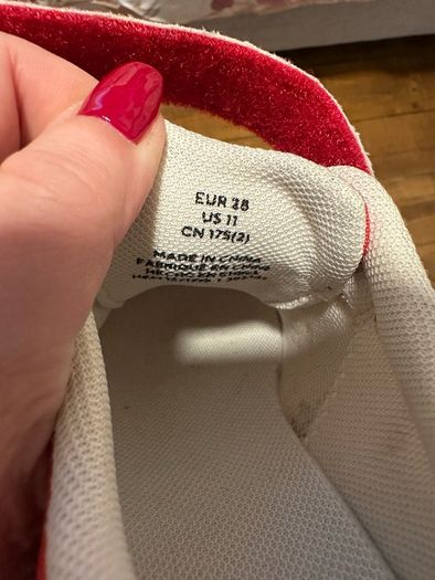 H&M lovely red runners / shoes, size 28