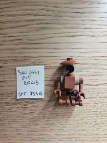 lego sw1441 pit droid, set star wars 75418