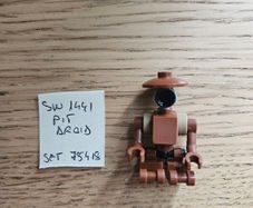 lego sw1441 pit droid, set star wars 75418