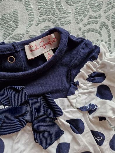 New Lili Gaufrette cotton dress 3-6M