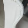 white leather chair Image 8