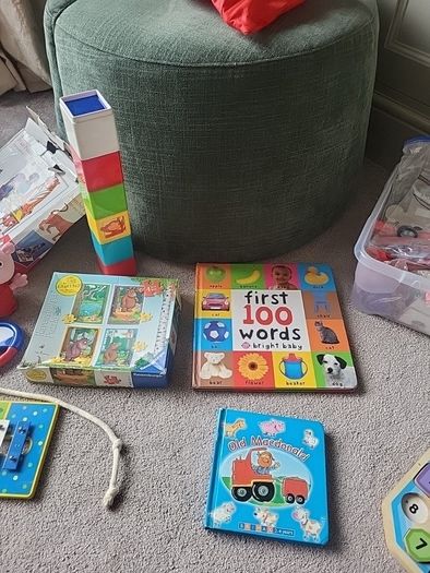 Selection of childrens toys and jigsaws