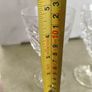 Stuart Crystal England Signed 2 Victoria Cut Ball Stem 4 1/2 inches Wine Glasses 1930 Image 4