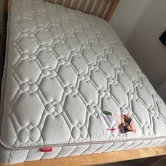 double bed and mattress