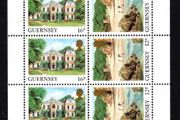 1988 Guernsey UK1.40 Stamp Booklet Pane (ex cover showing Castle Light, St Peter Port) Mint Never Hinged (MNH)