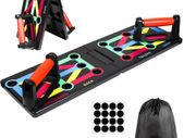 Push Up Board,12 in 1 Foldable Push Up Rack Board, Body Building Pushup Stands Power-press & Multi-function Board for Body Muscle Training Sport Gym Home Exercise