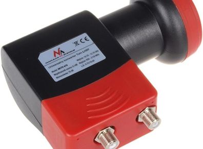 MCTV-670 High Gain Twin 2-Way LNB Lowest Noise Figure 0.1dB Sky HD Freesat Cable