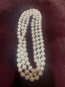 Large Vintage Majorica Pearl Necklace