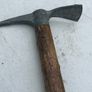 Rare unusual walking stick. Pickle AXE ice AXE. 38in long Image 3