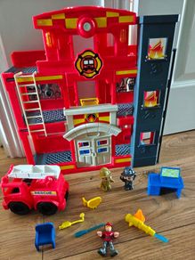 Big Steps Rescue Mission Fire Station Playset