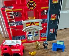 Big Steps Rescue Mission Fire Station Playset