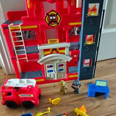 Big Steps Rescue Mission Fire Station Playset