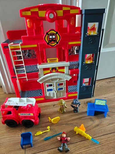 Big Steps Rescue Mission Fire Station Playset