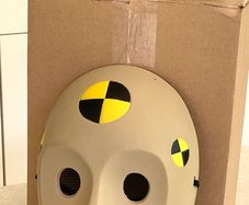 Crash Test Dummy Mask
